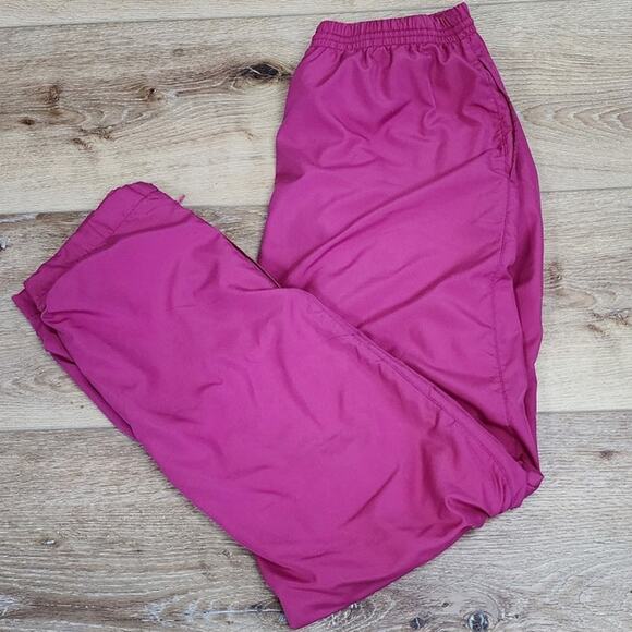 Vintage Bolle Sport Lined Fuchsia Workout Suit with pockets Womens Size Medium - Picture 3 of 12